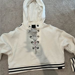 Puma Fenty Lace Up Cropped Hoodie